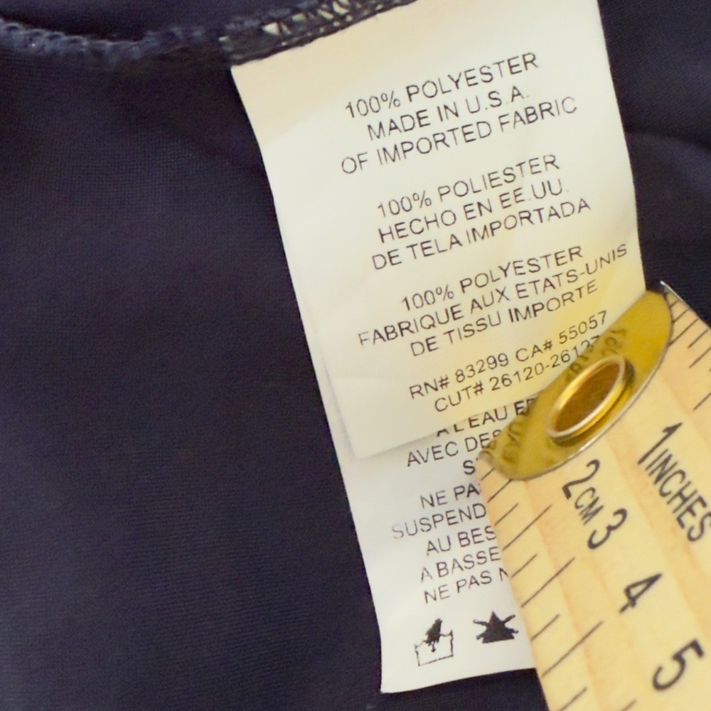 bebe Navy Satin Cowl Midi Slip Dress - Picture 10 of 12